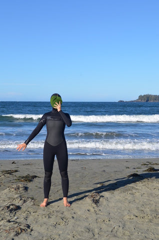 WOMENS - Hooded 5/4 Wetsuit , chest zip -  ONE OCEAN COLLECTIVE